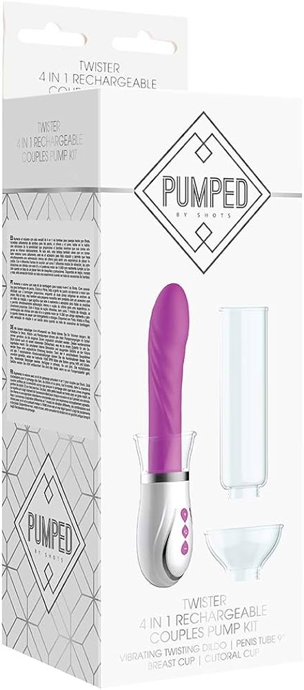 pumped twister 4 en 1 rechargeable couples pum kit