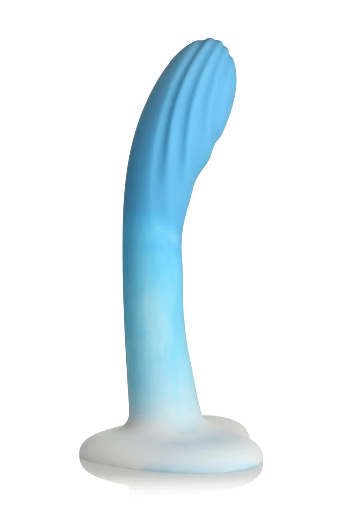 simply sweet  rippled silicone dildo