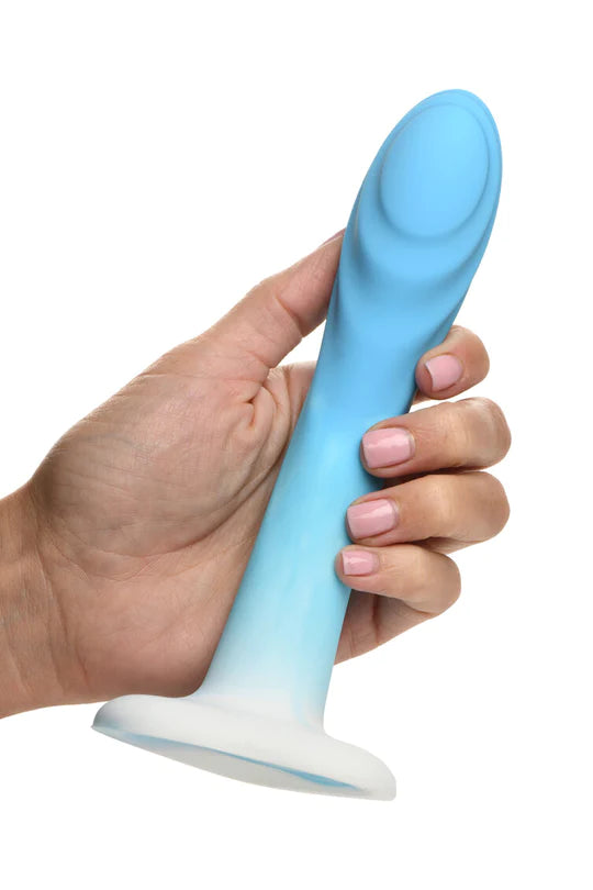 simply sweet  rippled silicone dildo