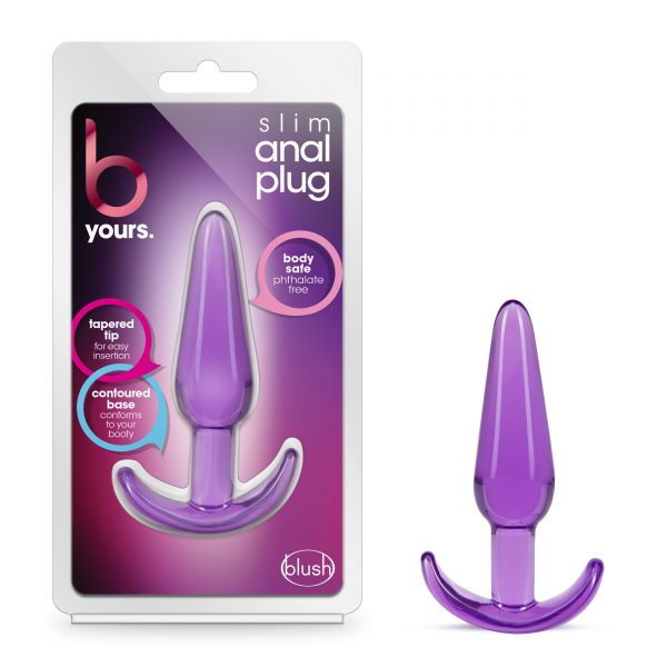 BLUSH B YOURS SLIM ANAL PLUG PURPLE